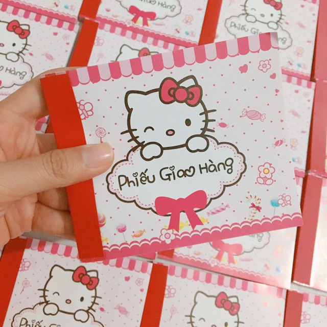 PHIẾU GIAO HÀNG HELLO KITTY