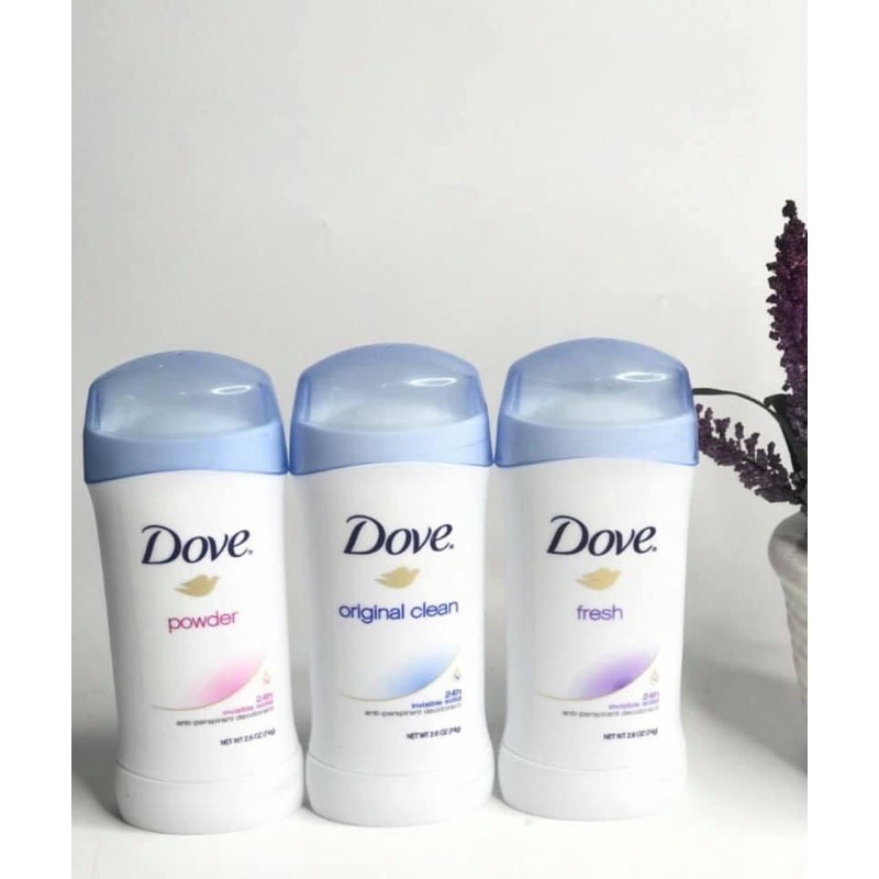 [CHÍNH HÃNG] Lăn khử mùi dạng sáp Dove Powder 24h