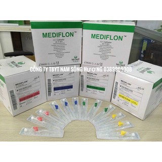 ✅Hộp 100 cây Kim luồn tĩnh mạch kim CATHETER tiêm truyền tĩnh mạch Medikit Mediflon TEFLO size số 14G 18g 20 22g 24g 26G