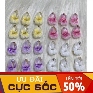 Hoa ly đá - Hoa bột nail mẫu mới