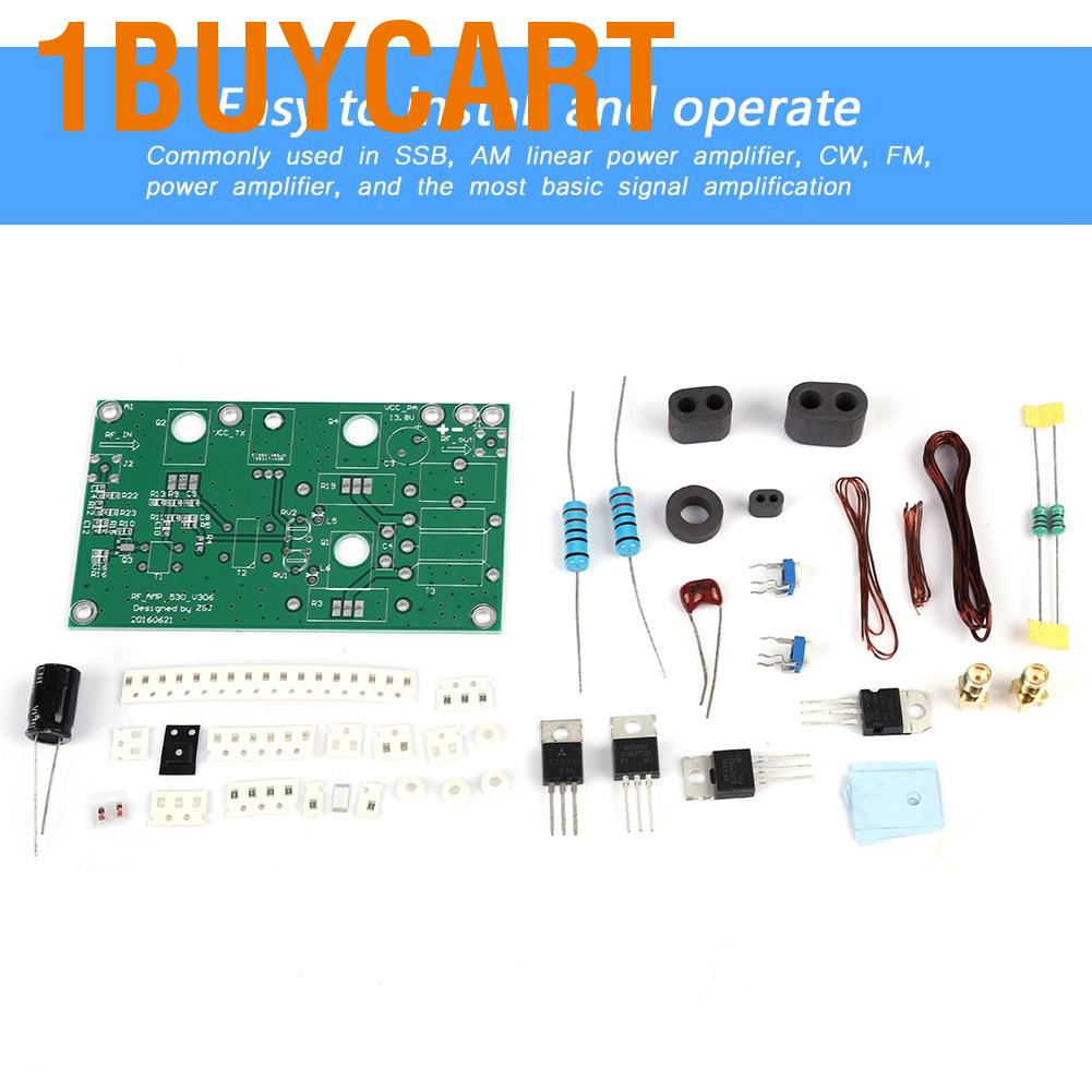 1buycart Linear Power Amplifier  High Cost Performance Durable 45W HF / FM CW HAM SSB for DIY Enthusiasts
