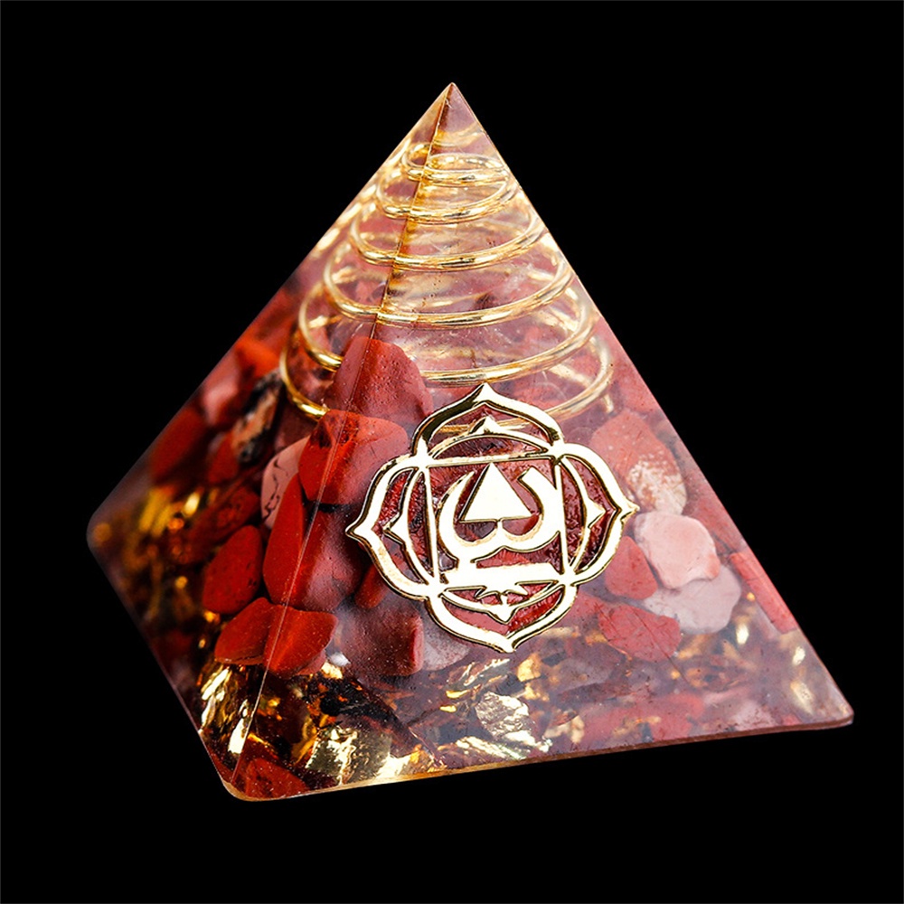 Máy Phát Điện Hình Kim Tự Tháp Bằng Pha Lê Reiki Chakra Reiki Chakra
