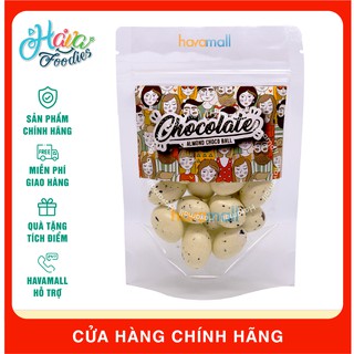 [DATE MỚI NHẤT] Kẹo Socola Choco Rock Trứng Khủng Long Nhân Hạnh Nhân Havafoodies 100gr