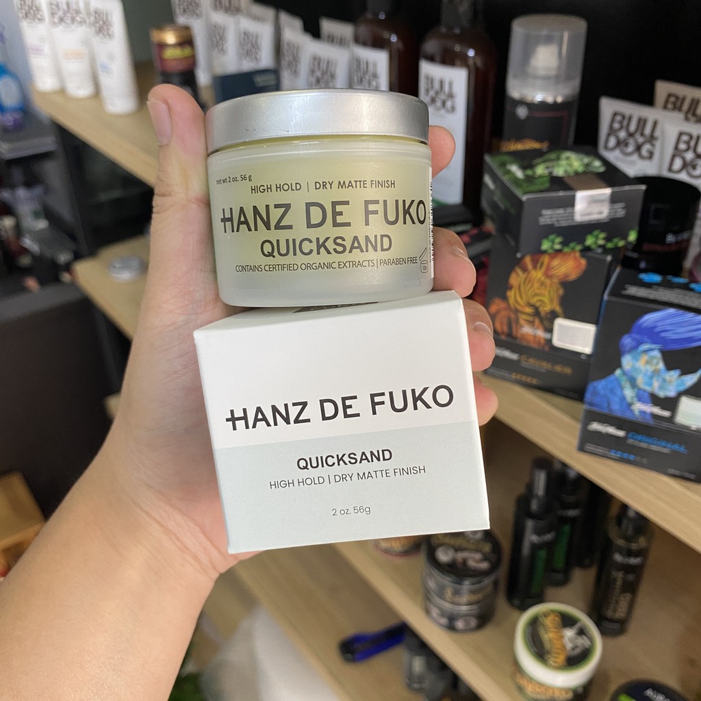 Sáp Vuốt Tóc Hanz De Fuko Quick Sand + Tặng lược + Pre-styling Reuzel Tonic 20ml