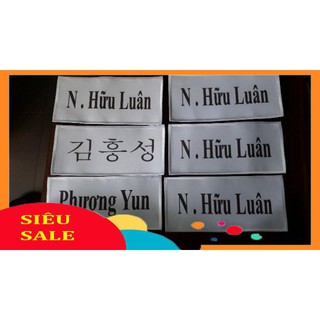 Bảng tên running man in theo yêu cầu( bảng đẹp chuẩn running man)