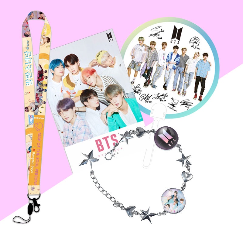 Combo 4 món quà BTS dành ARMY tặng kèm bookmark BTS