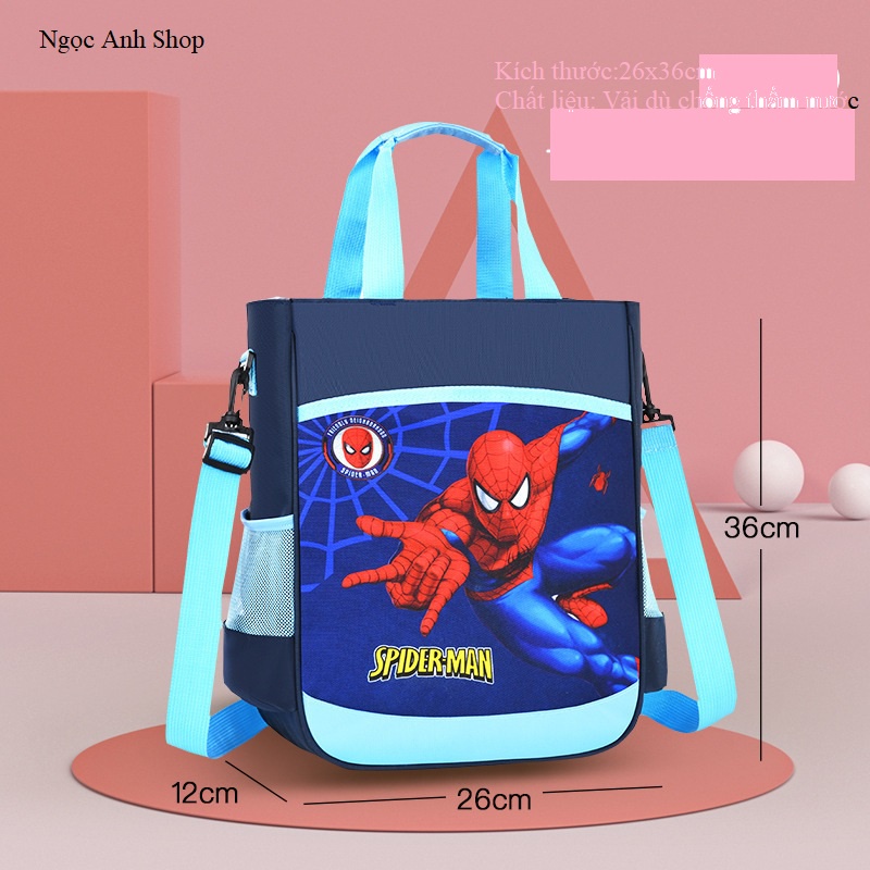 Túi xách đi học thêm cấp 1 nhiều ngăn, túi đi học