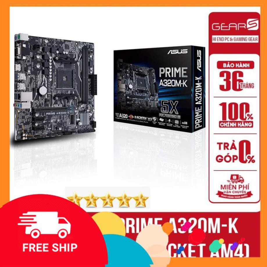 boroo97 (A534) Mainboard ASUS PRIME A320M-K - New 100% BH 36 tháng