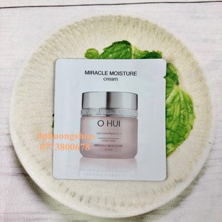 Gói Kem Dưỡng Ẩm Chuyên Sâu OHUI Miracle Moisture Cream 1ml/gói - Kem Dưỡng OHUI Hồng