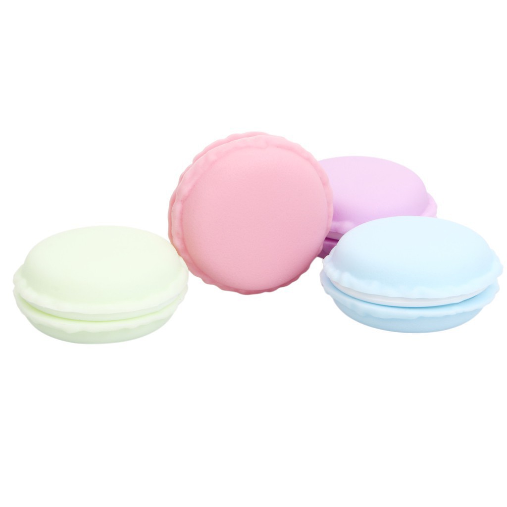 Set 4 hộp mini hình bánh macarons đựng đồ xinh xắn