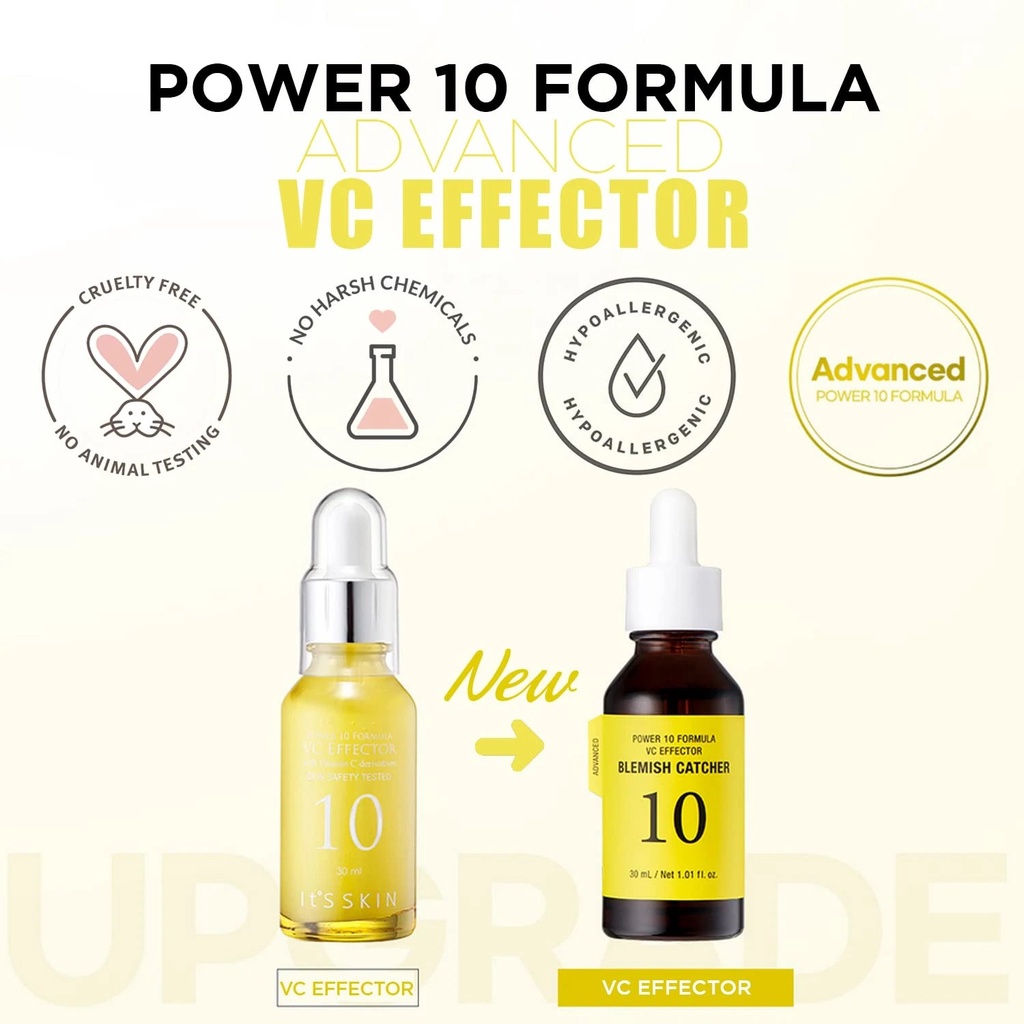Tinh Chất Dưỡng Trắng Cấp Ẩm Sâu It's Skin Power 10 Formula VC Effector 30ml