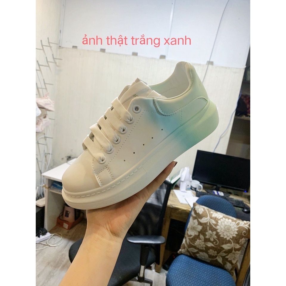 Giày thể thao nữ độn đế phối màu,sneaker nữ đế bánh mì kiểu dáng học sinh mã 559