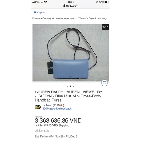 Túi ralph lauren