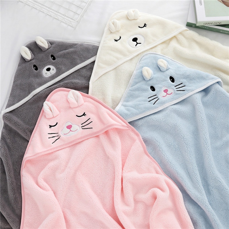 Chăn Quấn Mềm Mại Kích Thước Lớn 31X31 in Họa Tiết Phong Cách Muslin Mùa Đông