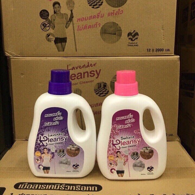 Nước lau sàn cao cấp Kleansy Thái Lan 2000ml