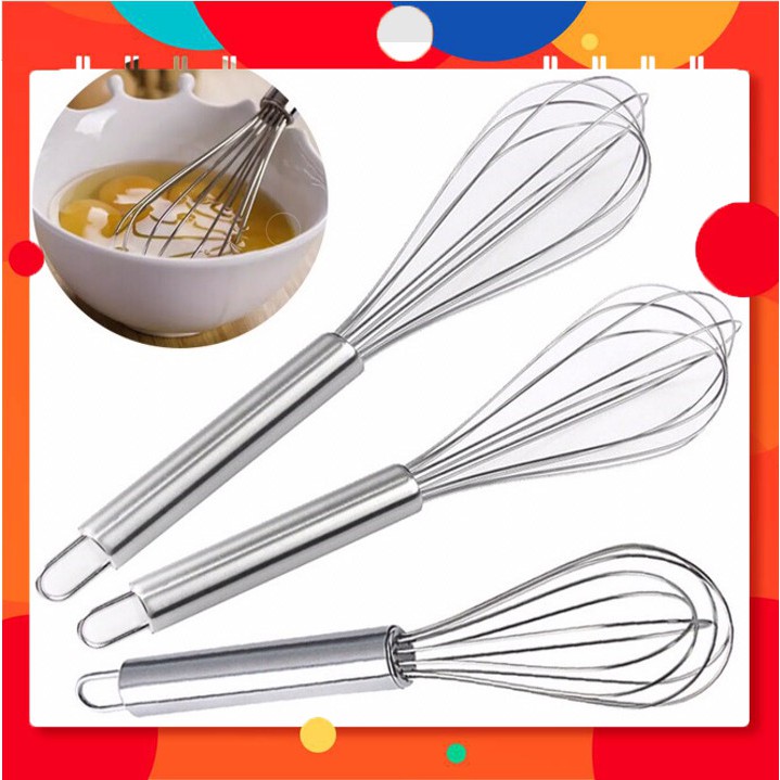 Dụng cụ đánh trứng inox 304 không gỉ, 32cm, 41cm, 54cm, 64cm, cây có đủ size dễ dàng lựa chọn