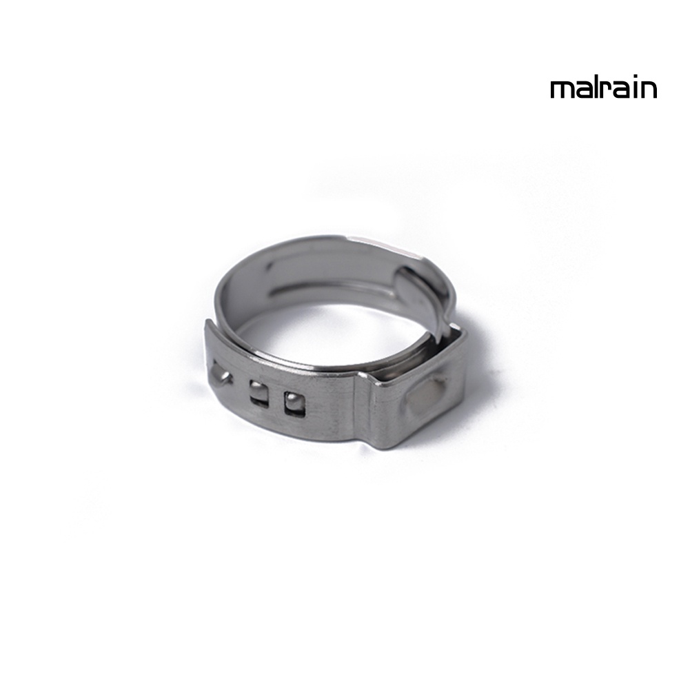 Set 10 Kẹp Ống Nhiên Liệu Hình Chữ O Bằng Thép Không Gỉ