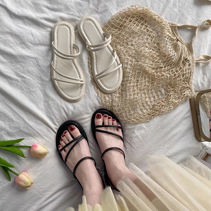 dép đan dây đi biển ulzzang basic