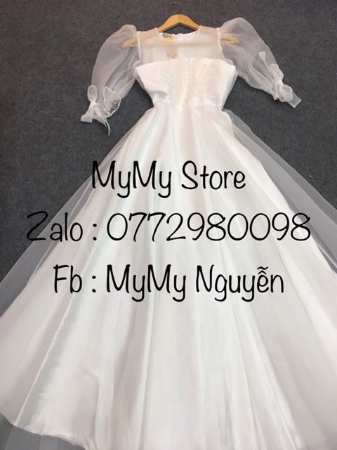 KÈM ẢNH/VIDEO THẬT - Đầm Maxi xoè tay phồng kết ngọc Siêu Sang -MS86Y- Size M/L đến 57kg | BigBuy360 - bigbuy360.vn