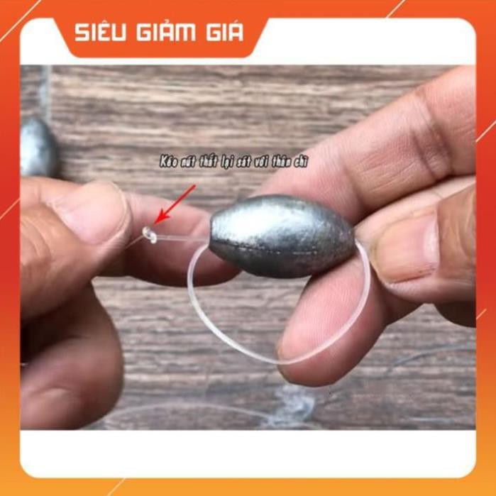 [Khuyến Mãi] CHÌ CÂU CÁ TRÒN XUYÊN TÂM đủ kích cỡ