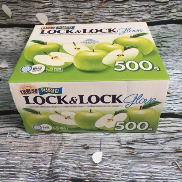 Hộp 500 găng tay nilon Lock&amp;Lock