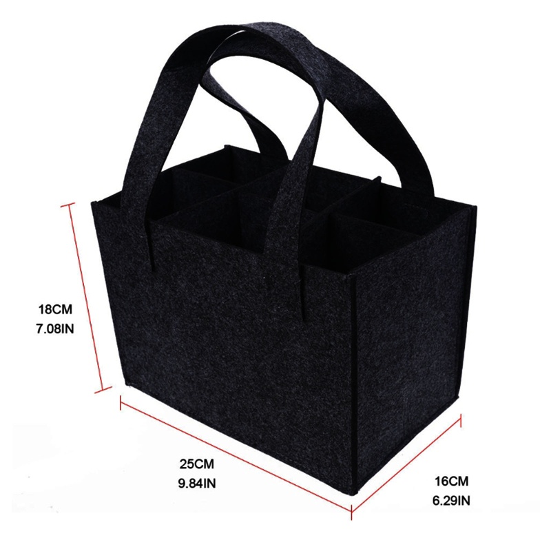 Túi Đựng Chai Rượu Champagne 6 Ngăn Tiện Lợi