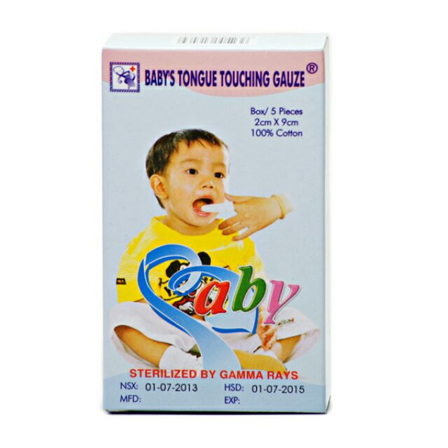 Hộp gạc rơ lưỡi Baby (5 cái)