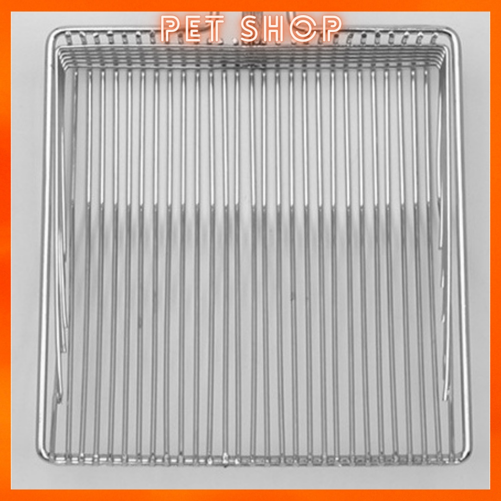 Xẻng xúc cát vệ sinh cho mèo bằng inox, xẻng xúc cát vệ sinh mèo, xẻng hốt cát dọn vệ sinh phân cho mèo