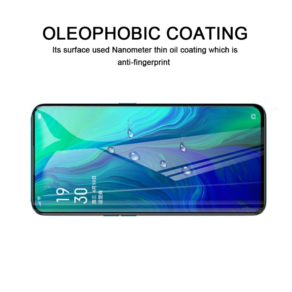 Miếng dán full màn hình 9D cho OPPO Reno 5 4 4Z 4F SE Lite 3 2F 2Z 10X ZOOM