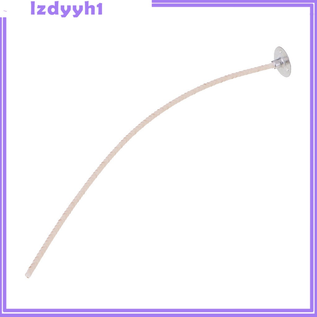 Set 100 Bấc Nến Lõi Cotton Màu Nâu Kèm 100 Miếng Dán Bấc