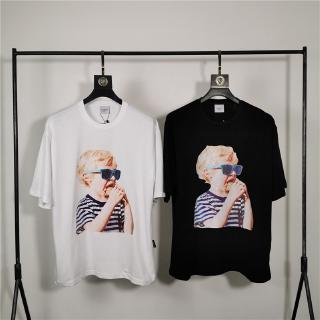 Áo thun cotton unisex cổ tròn ngắn tay form rộng dành cho cặp đôi