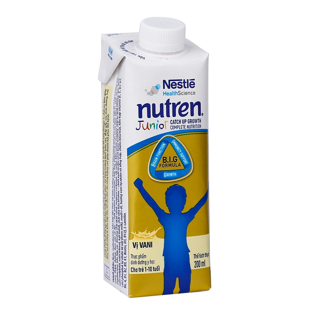 Sữa Nước Nutren Junior Pha Sẵn Hộp 200ml