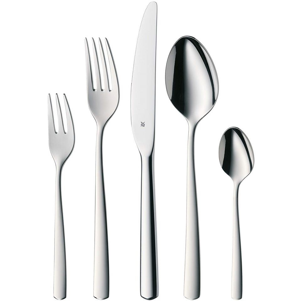 Gia dụng Đức - Bộ dao kéo WMF Sofia, 6 người, 24 miếng, dao monobloc, thép không gỉ Cromargan