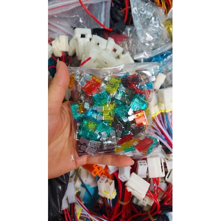 1 gói cầu chì oto xe máy các loại