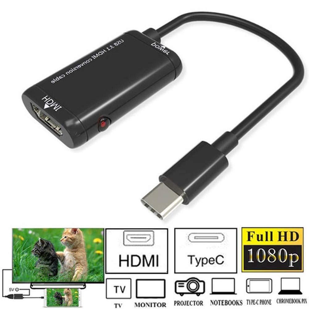 Bộ cáp chuyển đổi USB-C Type C sang HDMI TV HD Cáp 3.1 cho máy tính bảng điện thoại android