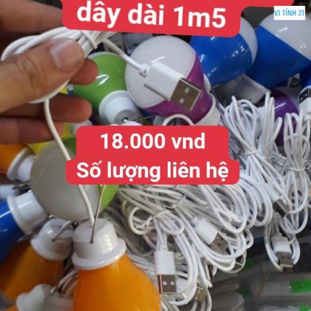 Bóng đèn 5w led usb dây dài 1m5