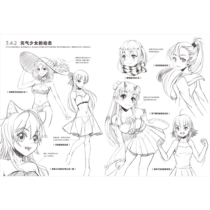 |Order| Album Tranh Nhân Vật Hoạt Hình Đen Trắng - Phong Cách Manga - Nét Vẽ Người Mới Bắt Đầu