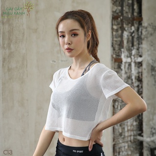 Áo Croptop Lưới QC Form Rộng