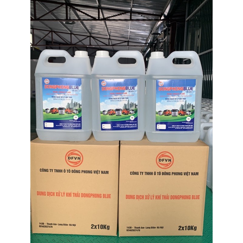 DUNG DỊCH XỬ LÝ KHÍ THẢI DONGPHONGBLUE-10 LÍT/CAN COMBO 2 CAN/THÙNG