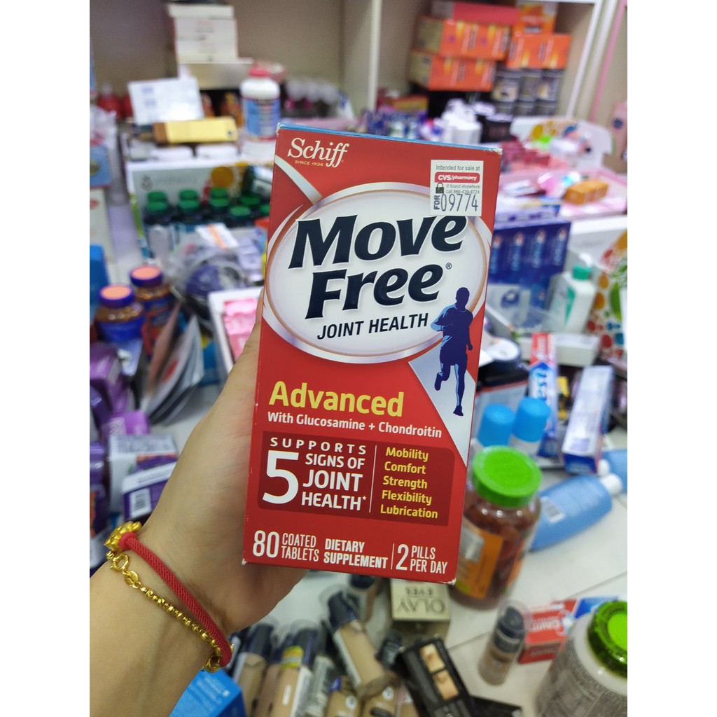 move free 200 viên, 80 viên ,Move free Advance viên uống hỗ trợ xương khớp