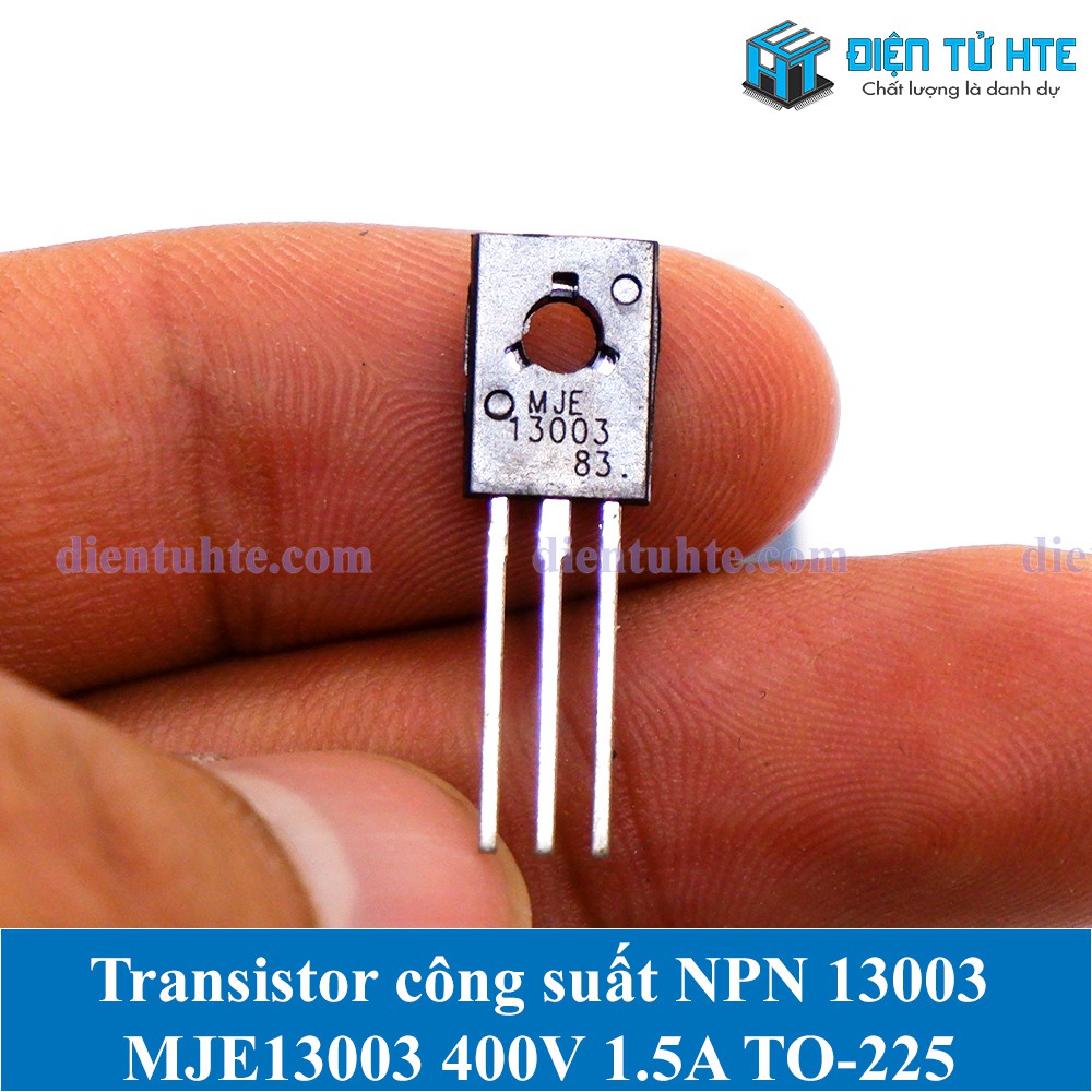 Transistor công suất NPN MJE13003 E13003 1.5A 400V TO-225 loại tốt (1 con) [HTE Quy Nhơn CN2]