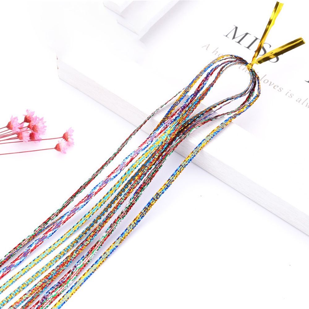 Dây Buộc Tóc Bện Nhiều Màu Sắc Thời Trang Cho Nữ