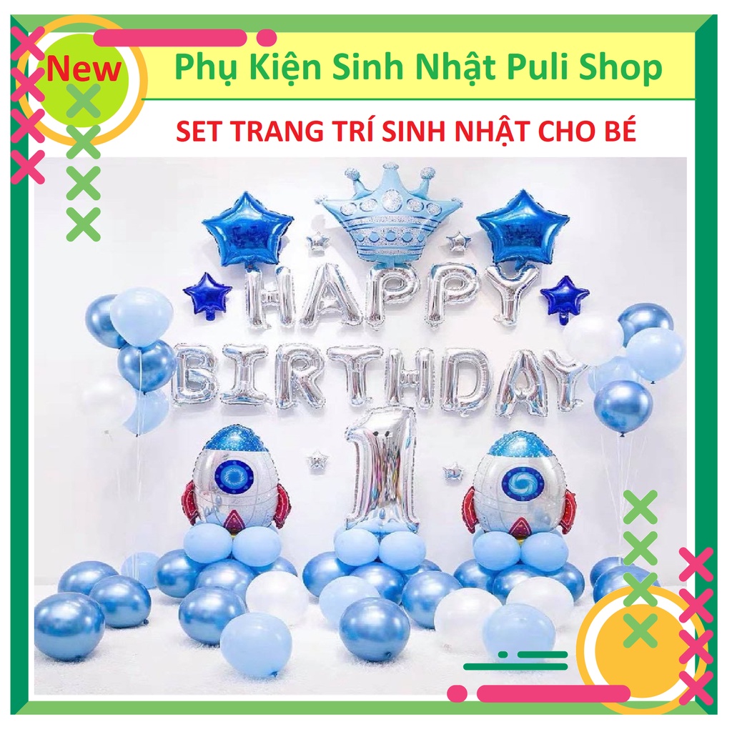 SET TRANG TRÍ SINH NHẬT ĐẦY ĐỦ PHỤ KIỆN