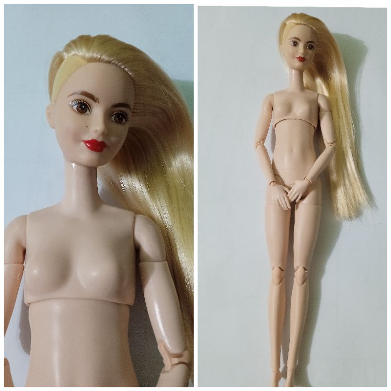 Búp bê BARBIE La girl hiếm gắn body made to move mtm yoga
