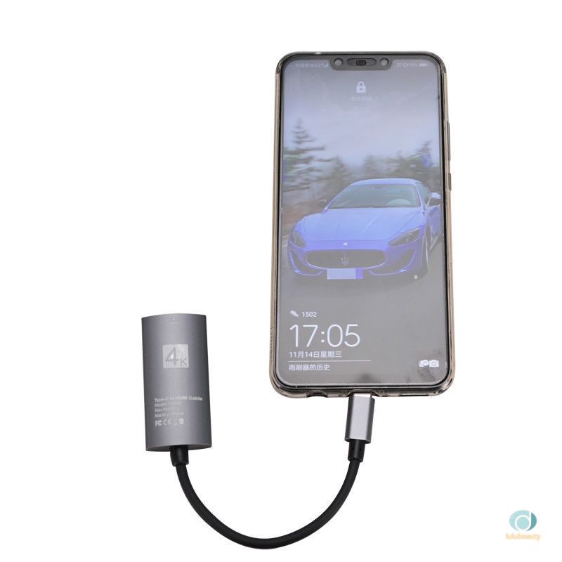 Cáp Chuyển Đổi Usb-C Type-C Sang 4k Hdmi Hdtv Cho Samsung S9 Note 8 Macbook Pro