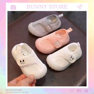 Giày lưới cho bé giày tập đi trai gái đế mềm thoáng khí Bunny Store BN12