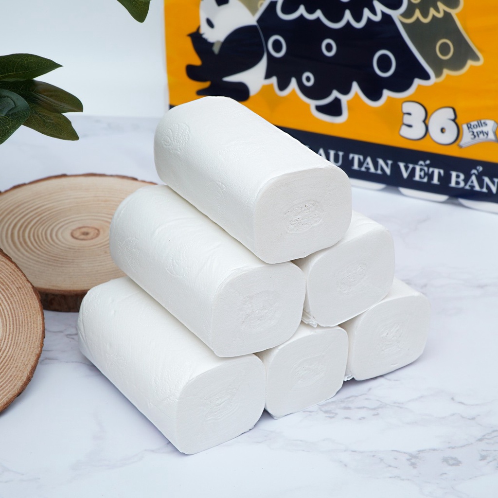 Giấy vệ sinh cao cấp My Lan 4 lớp 36 cuộn không gây tắc bồn cầu
