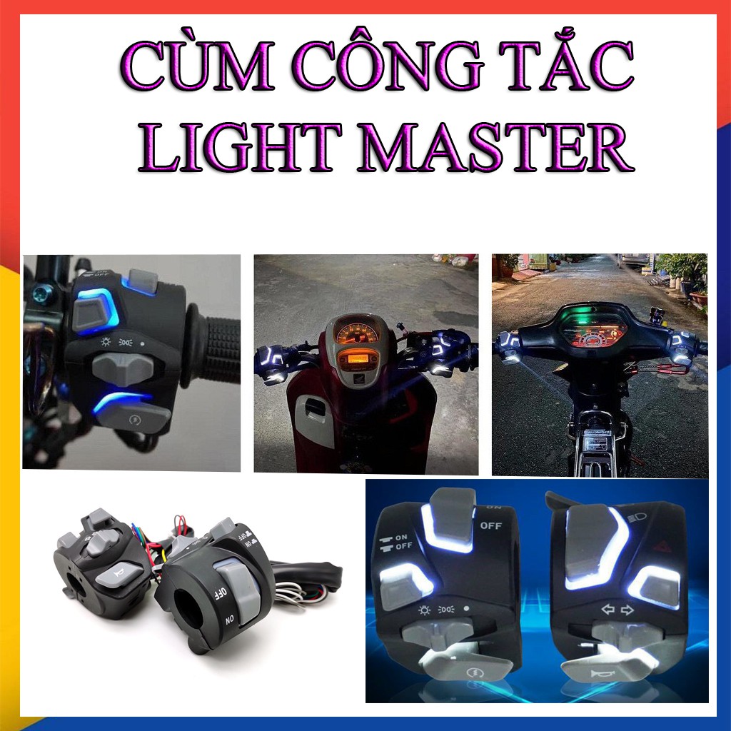 cùm công tắc Light Master ( GIÁ 1 CẶP TRÁI +PHẢI)