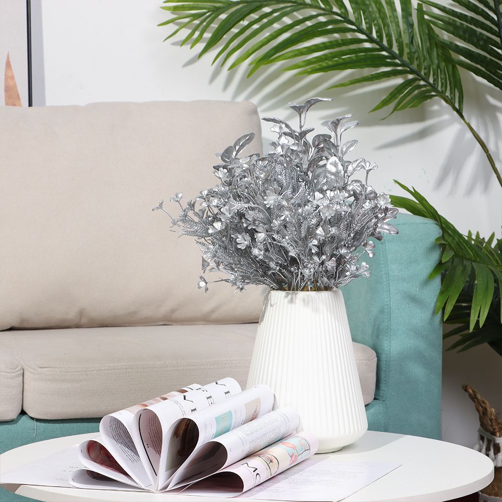 1 nhánh lá cây nhân tạo DIY trang trí nhà cửa/sự kiện đa ứng dụng