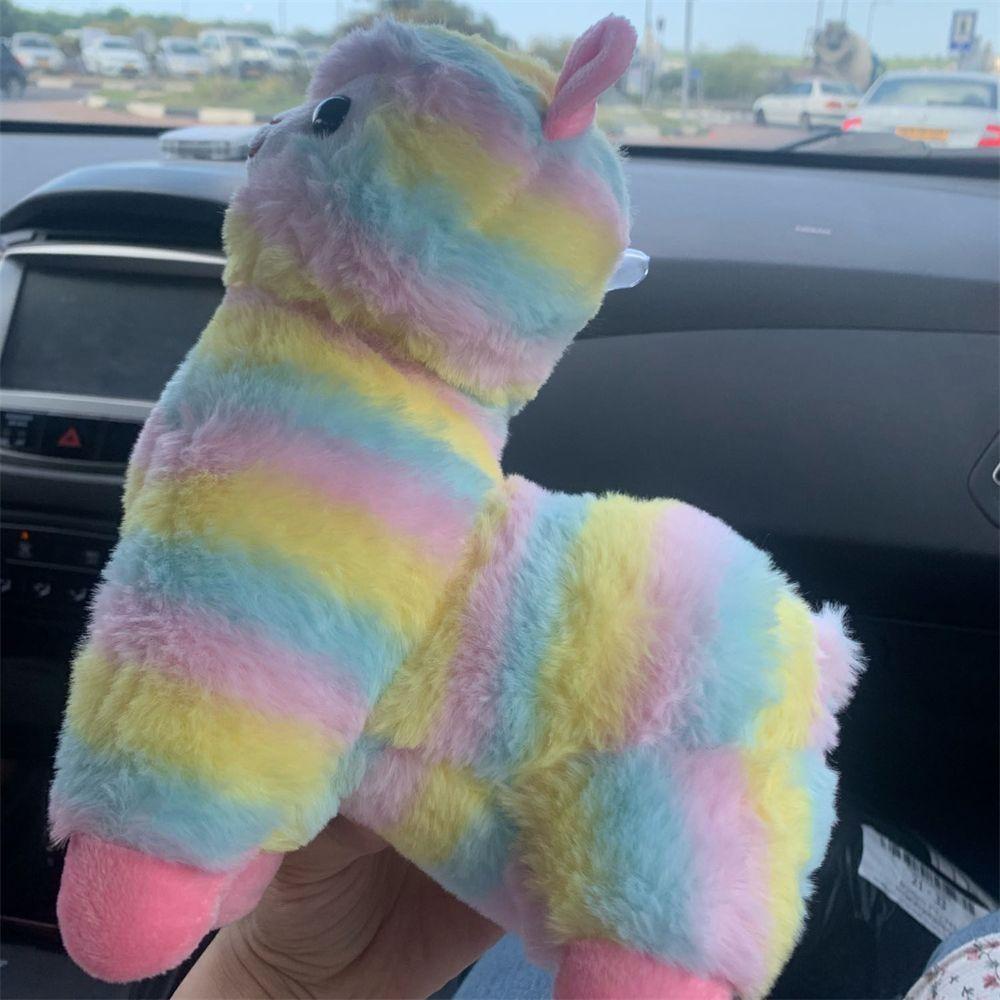 Búp Bê Nhồi Bông Hình Lạc Đà Alpaca Đa Sắc 25cm Mềm Mại